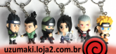 Chaveiro Naruto Shippuden Chibi 6 Peças - A