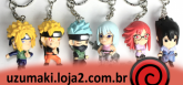 Chaveiro Naruto Shippuden Chibi 6 Peças - B